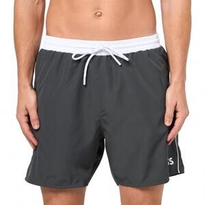 NEW HUGO BOSS starfish swim trunk in charcoal